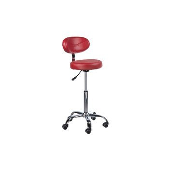 Taboret kosmetyczny z opar. BD-9934 czerwony
